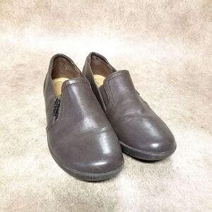 Studio Works Womens Cora  Size 8 Brown Slip On Comfort Flats Loafers